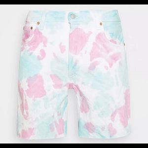 Levis 501 Gay Pride Men Size 38 Tie Dye Shorts